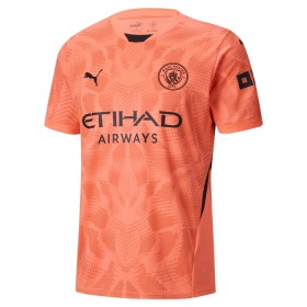 Fotbalové dres Manchester City Brankářské Venkovní 2024-25 Krátký Rukáv